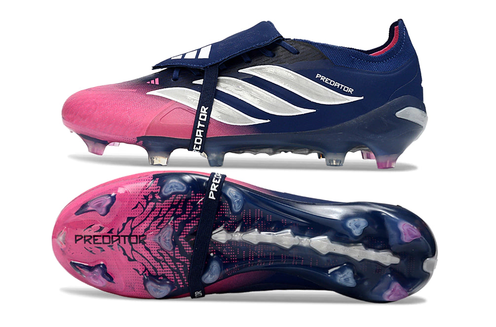 Chuteira Adidas Predator Tongue 26 Elite FG - Roxo/Rosa