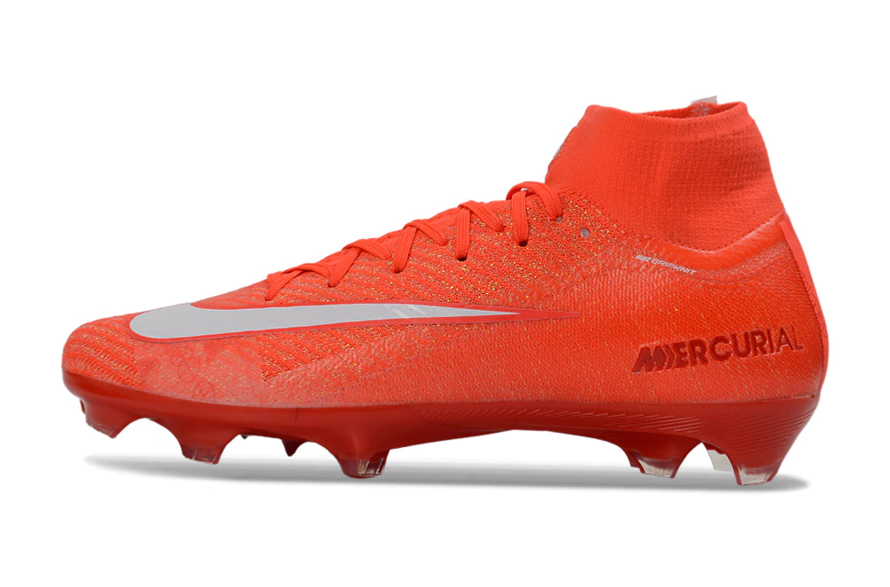 Chuteira Nike Air Zoom Mercurial Superfly 10 Elite Campo - Vermelho