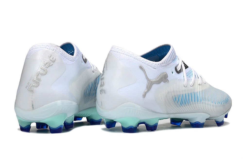 Chuteira Puma Future 8 Ultimate Low Campo FG - Azul