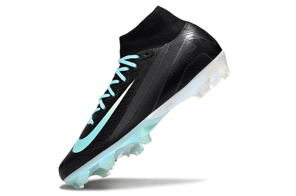 Chuteira Nike Air Zoom Mercurial Superfly 10 Elite Campo - Preto/Azul
