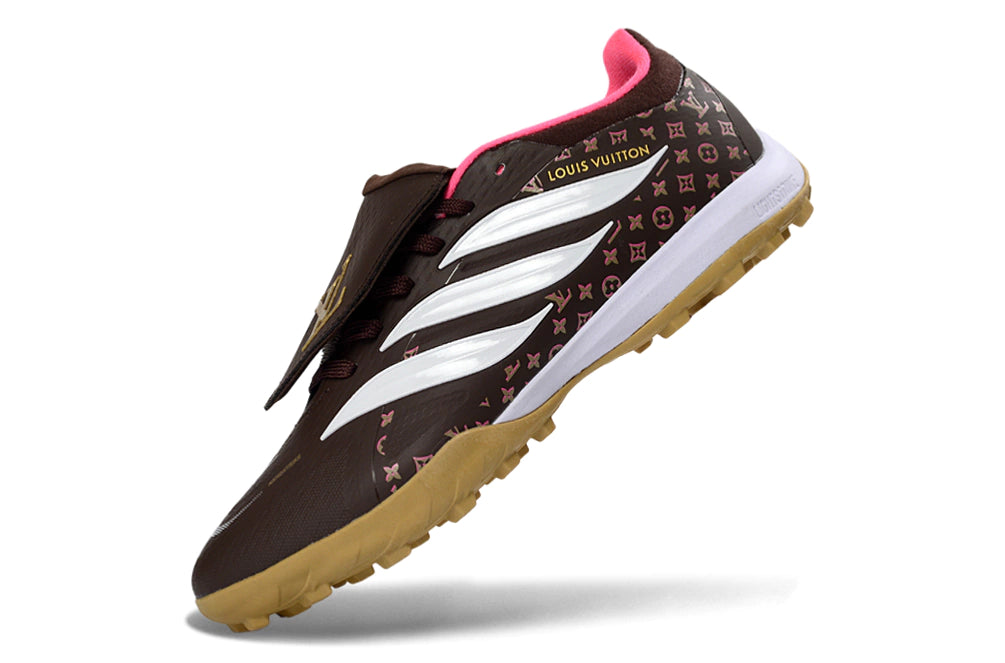 Chuteira Adidas Predator Tongue 26 Society - Marrom
