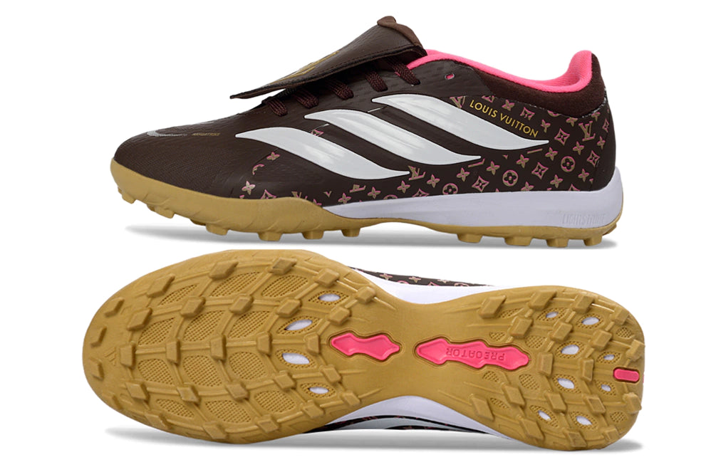 Chuteira Adidas Predator Tongue 26 Society - Marrom