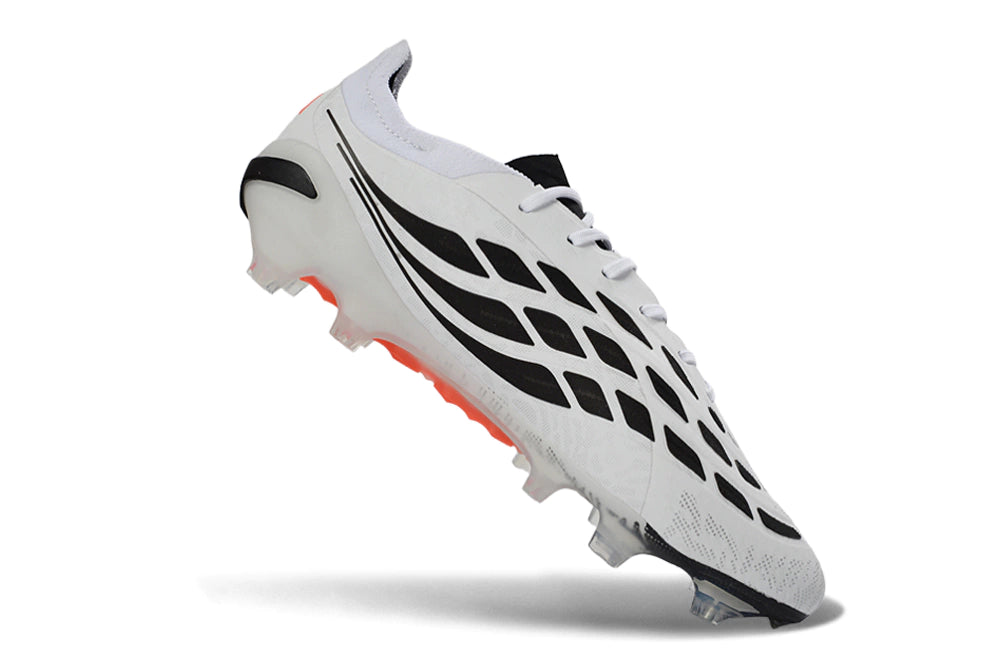 Chuteira Adidas Predator Elite 26 Campo FG - Branco/Rosa