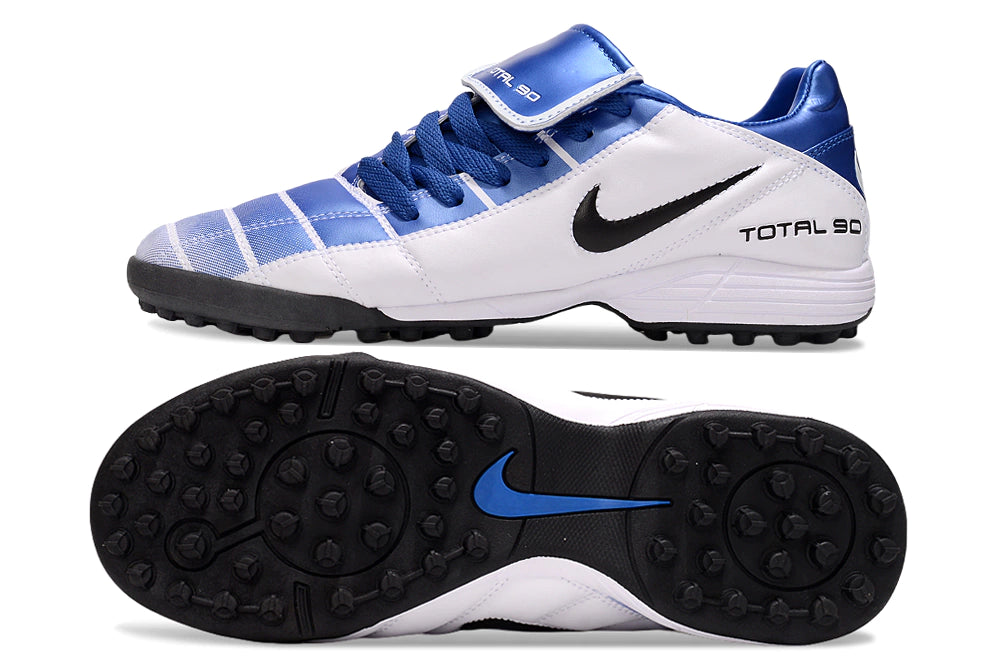 Chuteira Nike Total 90 Society - Azul/Branco