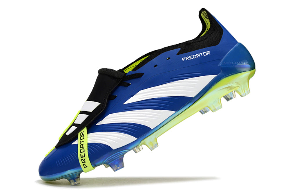 Chuteira Adidas Predstrike Elite Campo - Azul/Verde