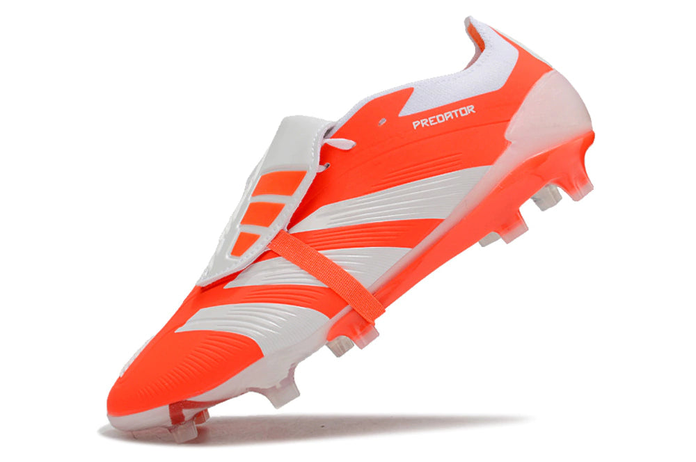 Chuteira Adidas Predstrike Elite Campo - Laranja/Branco