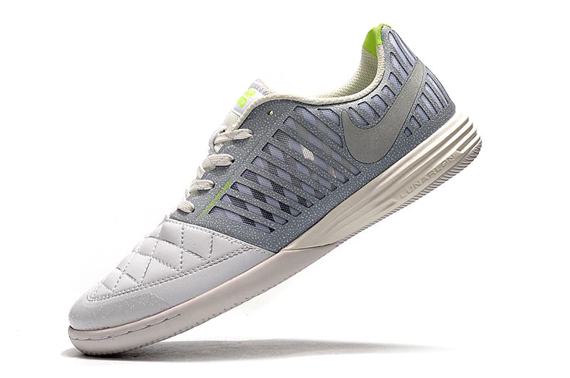 Chuteira Nike Lunar Gato Futsal - Branco/Verde
