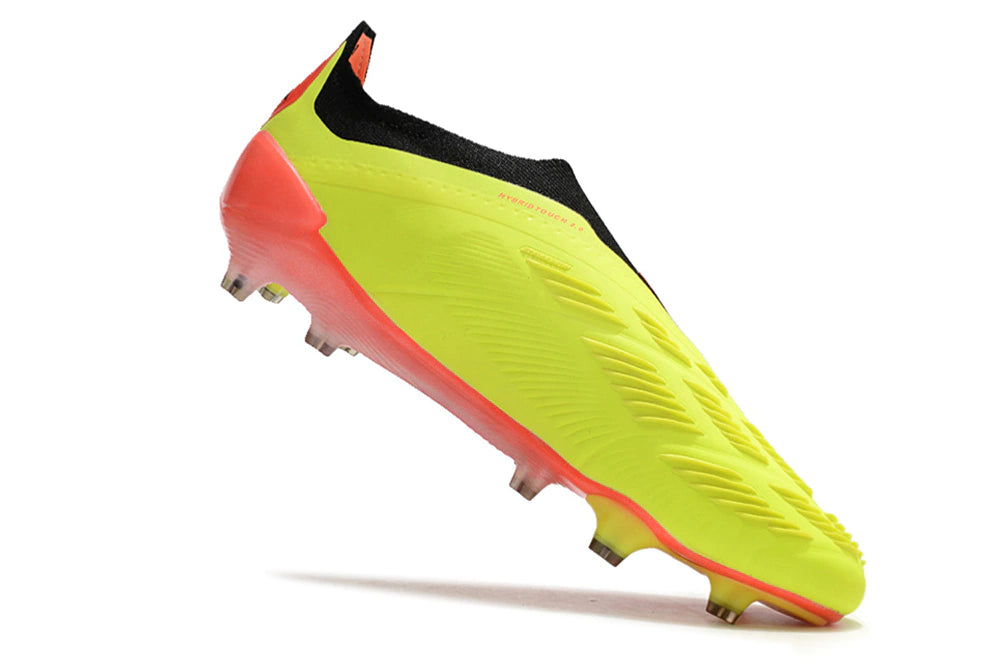 Chuteira Adidas Predstrike Elite Laceless Campo "Energy Citrus"