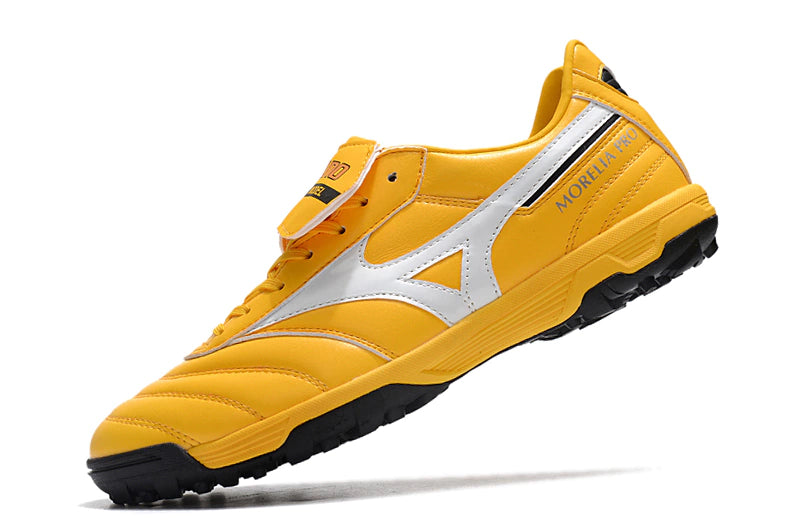 Chuteira Mizuno Morelia Neo 2 Society - Amarelo/Branco