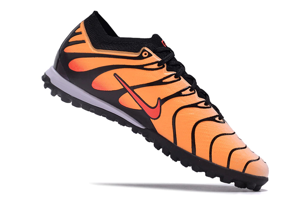 Chuteira Nike Mercurial Vapor 15 Elite Society - Laranja/Preto