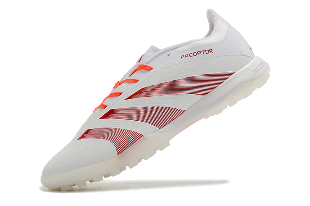 Chuteira Adidas Predator PredStrike Elite Society - Branco/Vermelho