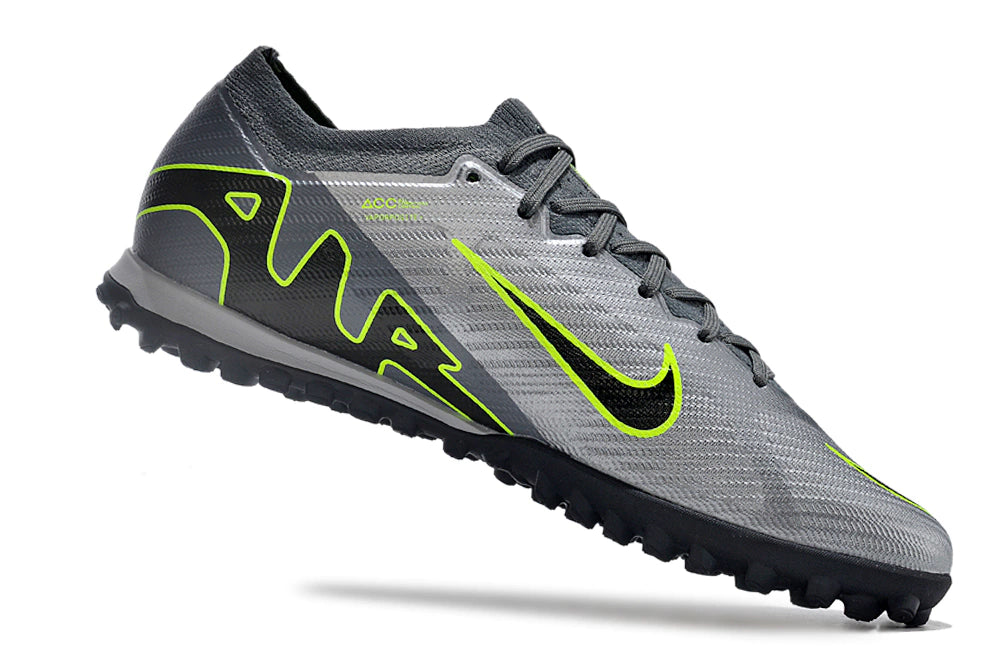 Chuteira Nike Mercurial Vapor 15 Elite Society - Cinza/Verde