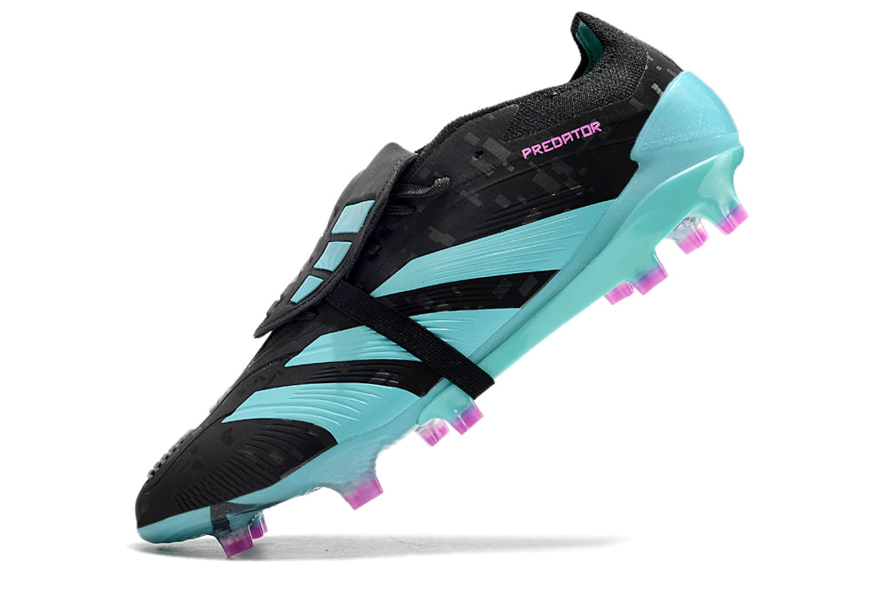 Chuteira Adidas Predstrike Elite Campo - Preto/Azul
