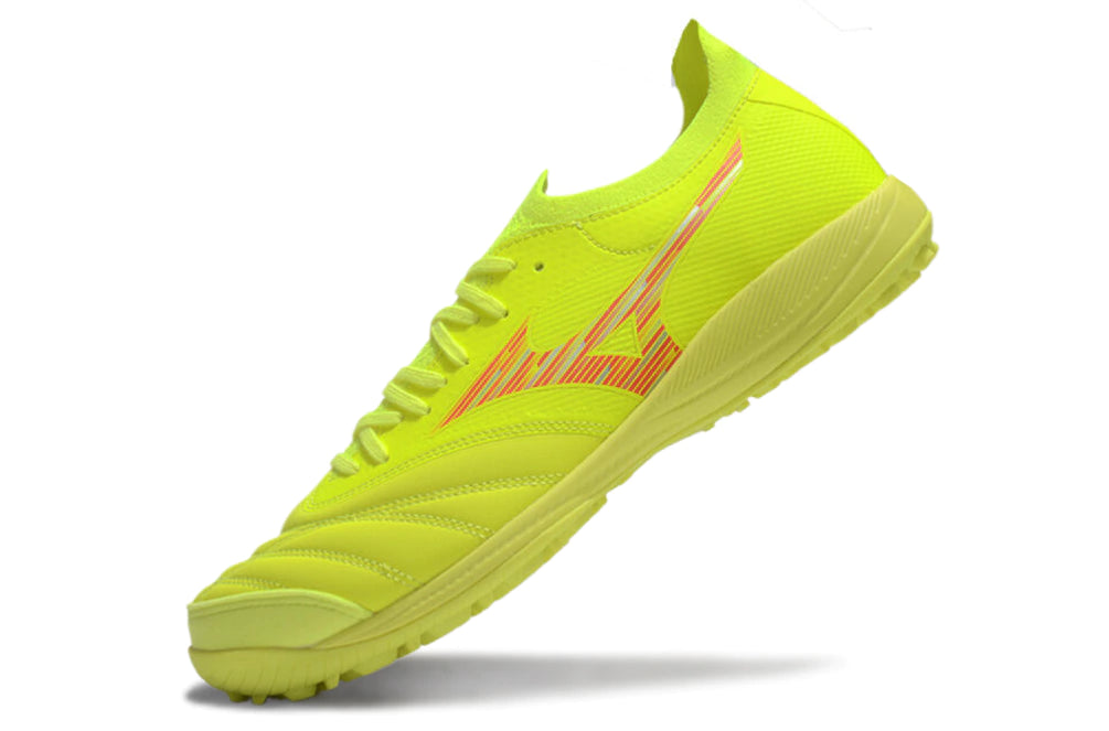 Chuteira Miuzno Morelia Neo Sala β Society - Verde/Vermelho