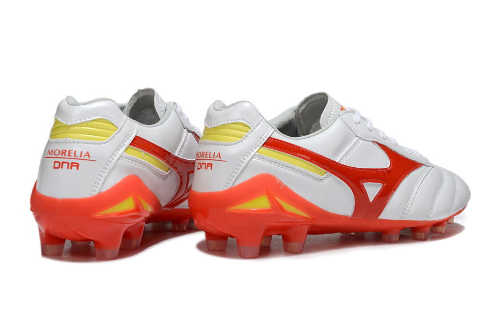 Chuteira Mizuno Morelia Neo Campo - Branco/Vermelho