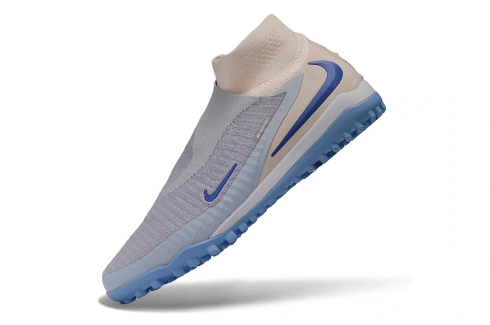 Chuteira Nike Phantom ReactX 6 Pro Botinha Society TF - Azul