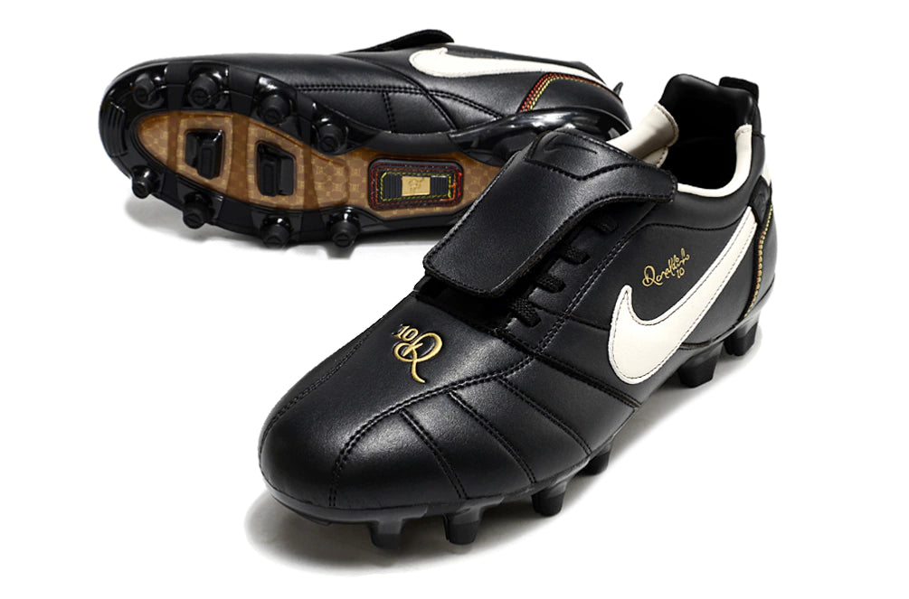 Chuteira Nike Tiempo Legend 10R Elite Campo - Preto/Branco