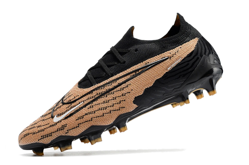 Chuteira Nike Campo Phantom GX Elite FG - Marrom/Preto