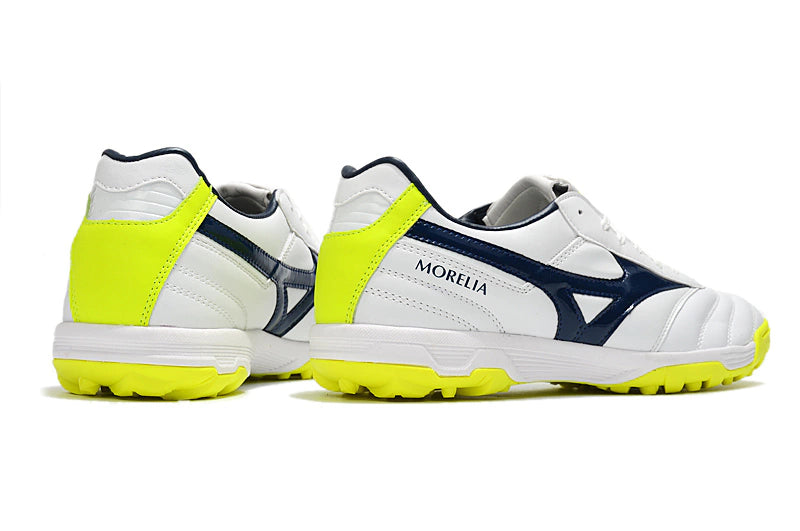 Chuteira Mizuno Morelia Neo 2 Society - Branco/Amarelo
