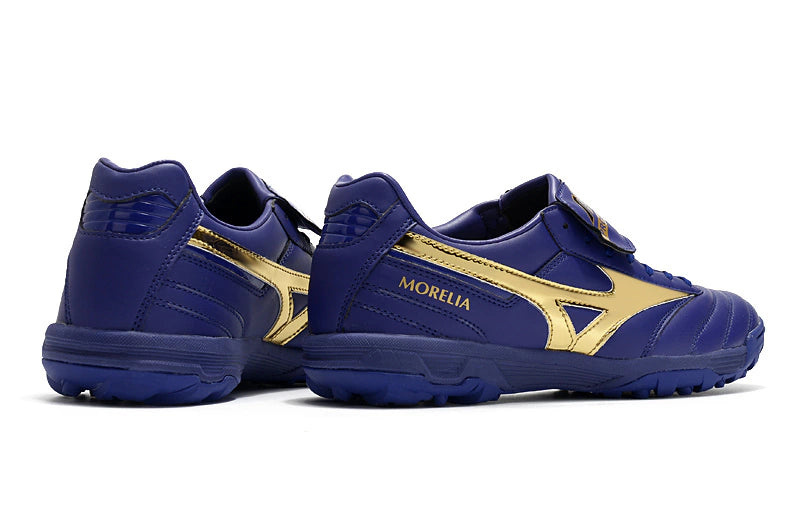 Chuteira Mizuno Morelia Neo 2 Society - Roxo/Dourado