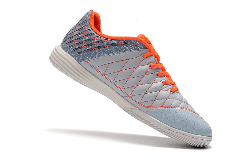 Chuteira Nike Lunar Gato Futsal - Cinza/Laranja