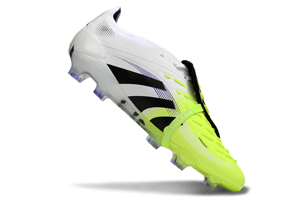 Chuteira Adidas Predator Elite Tongue 25 Campo - Branco/Verde