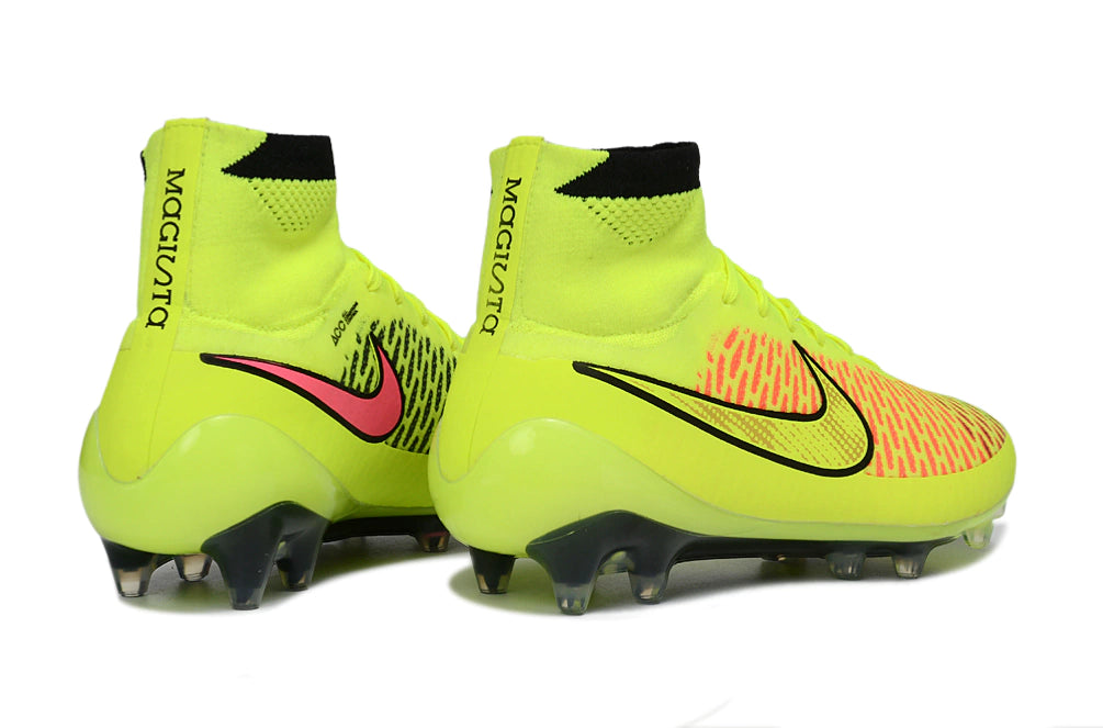 Chuteira Campo Nike Magista Obra FG - Amarelo