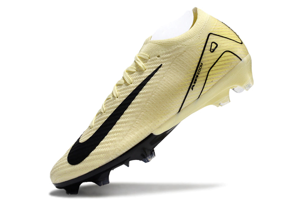 Chuteira Nike Air Zoom Mercurial Vapor 16 Elite FG - Bege/Preto