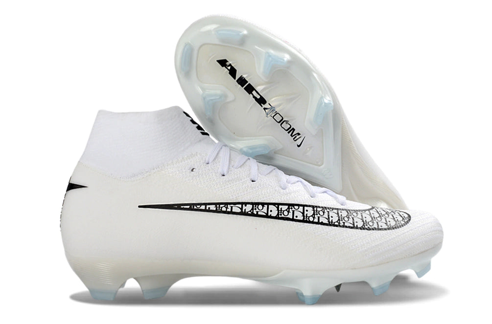 Chuteira Nike Air Zoom Mercurial Superfly 10 Elite Campo - Branco
