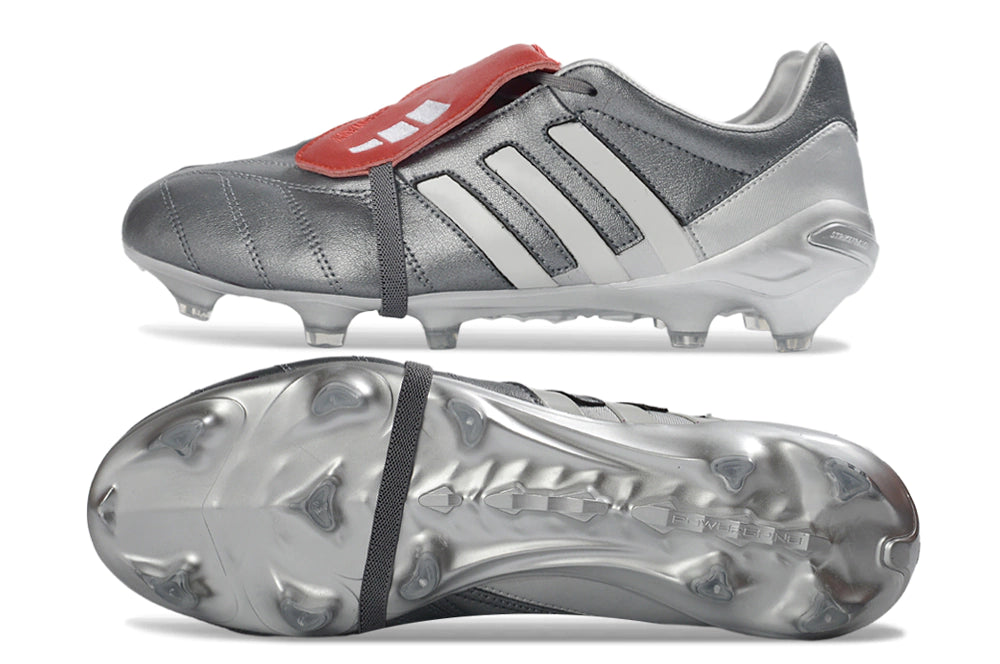 Chuteira Adidas Predator Mania FG - Cinza