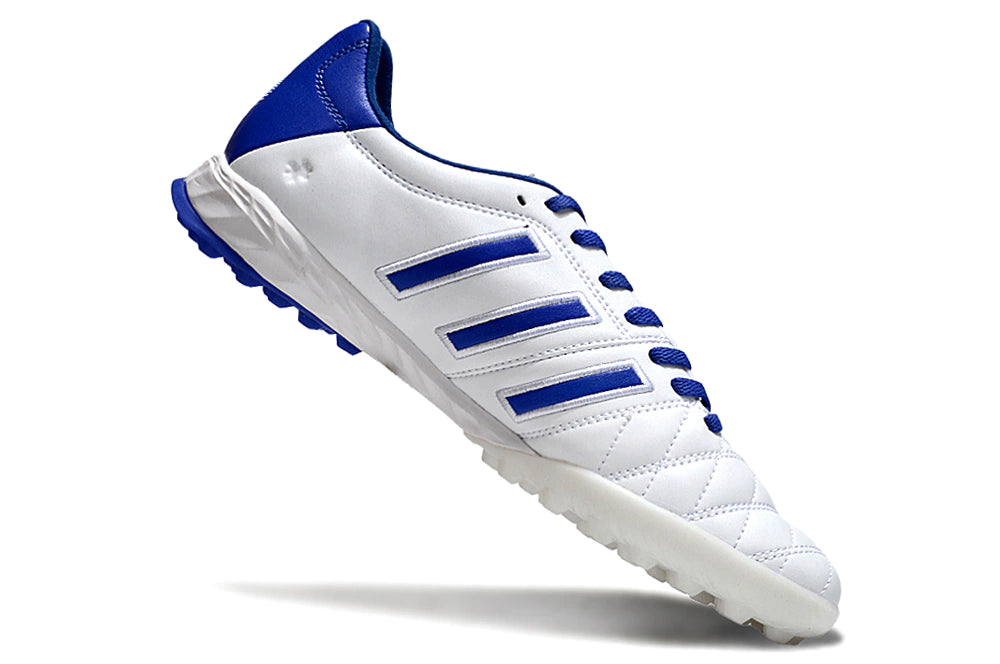 Chuteira Adidas Adipure 11 Pro Society TF - Branco/Azul