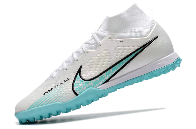 Chuteira Nike Mercurial Superfly 9 Elite Society - Branco/Azul