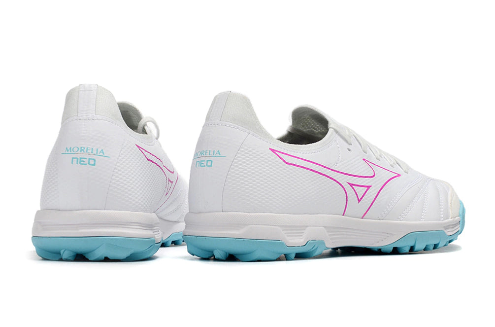 Chuteira Miuzno Morelia Neo Sala β Society - Branco/Rosa