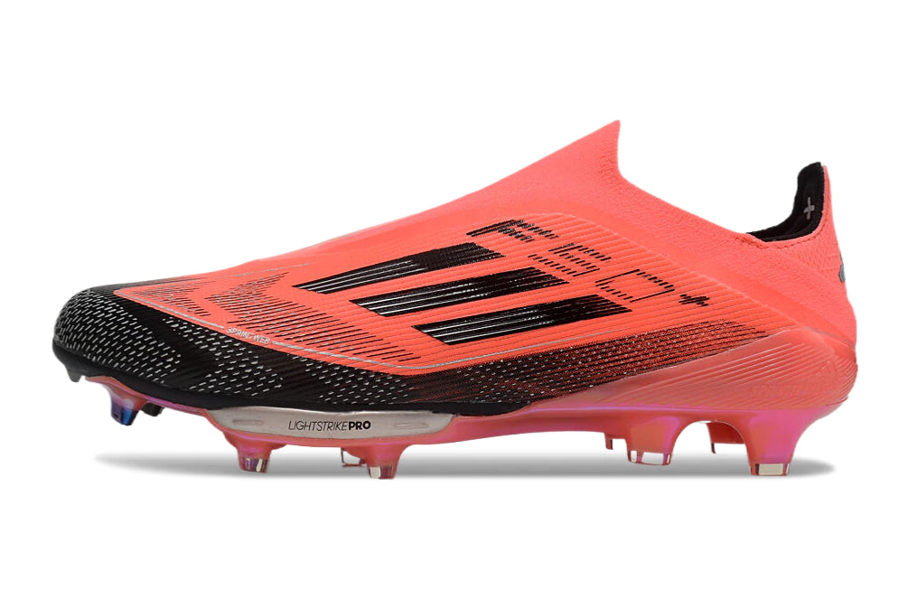Chuteira Adidas F50+ Elite Campo - Laranja/Preto