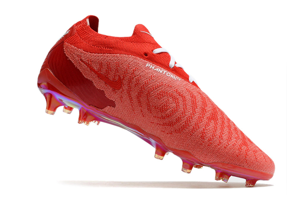 Chuteira Nike Campo Phantom GX Elite FG - Vermelho/Branco