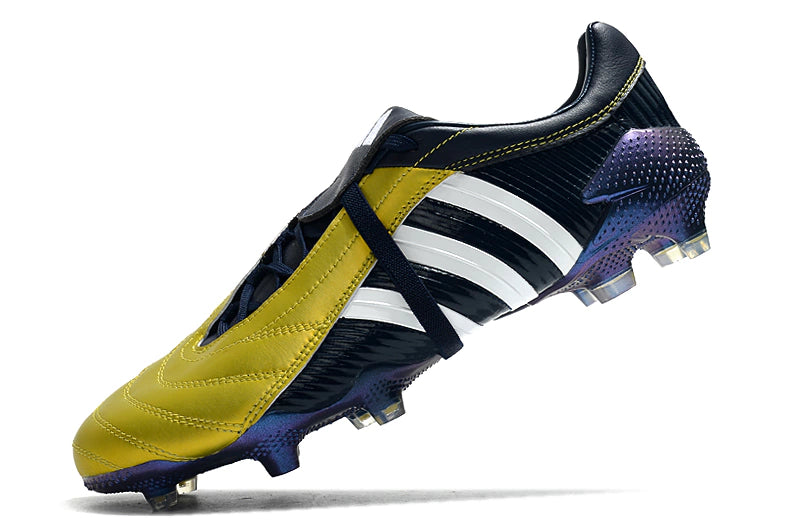 Chuteira Adidas Predator Pulse Campo FG - Amarelo/Azul