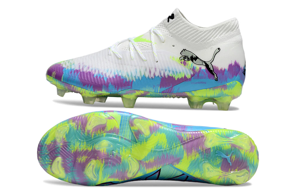 Chuteira Puma Future 8 Ultimate Campo FG - Roxo/Verde