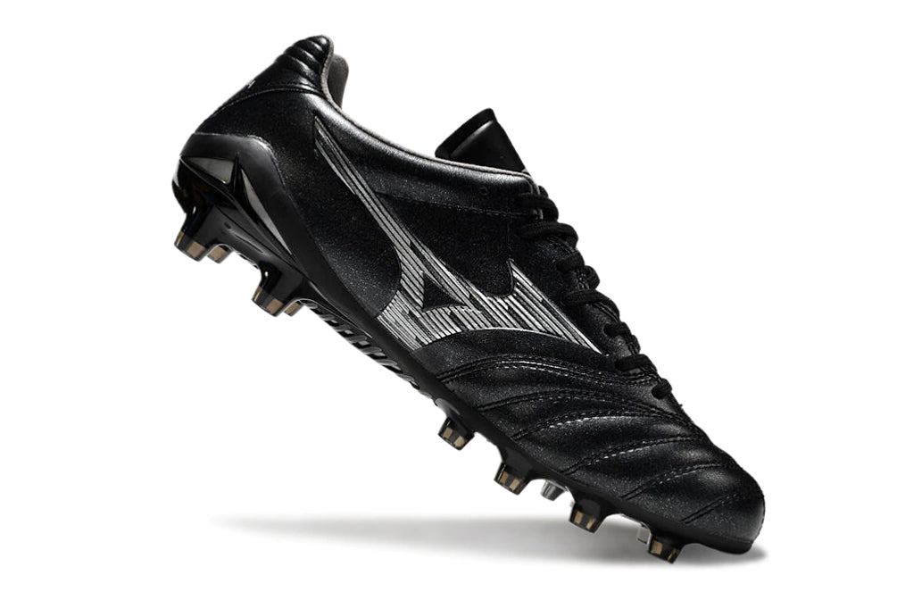 Chuteira Mizuno Morelia Neo 4 Campo - Preto/Branco