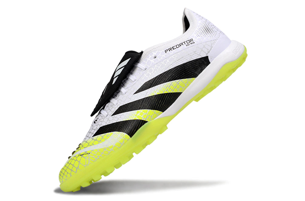 Chuteira Adidas Predator Tongue Elite 25 Society - Branco/Verde