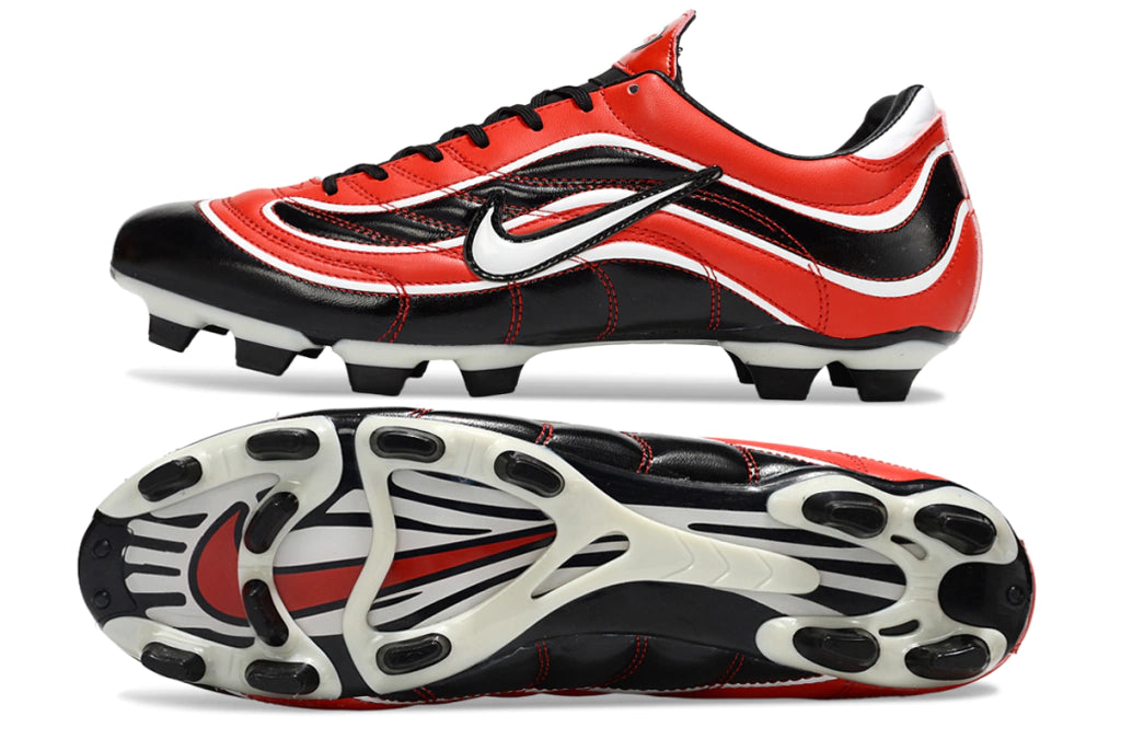 Chuteira Nike Mercurial Vapor 1998 FG - Preto/Vermelho