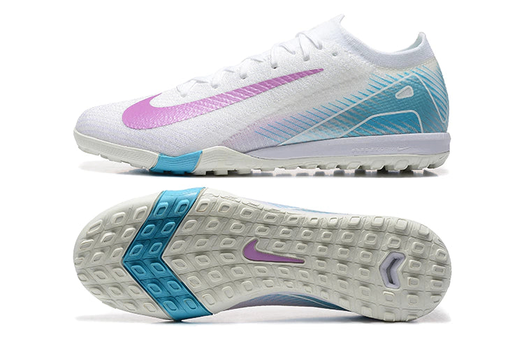 Chuteira Nike Mercurial Vapor 16 Elite Society - Branco/Azul/Roxo