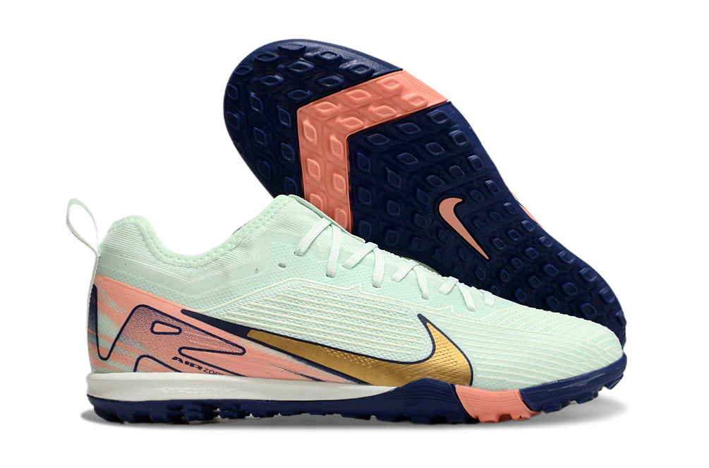 Chuteira Nike Mercurial Vapor 16 Pro Society - Branco/Azul/Rosa