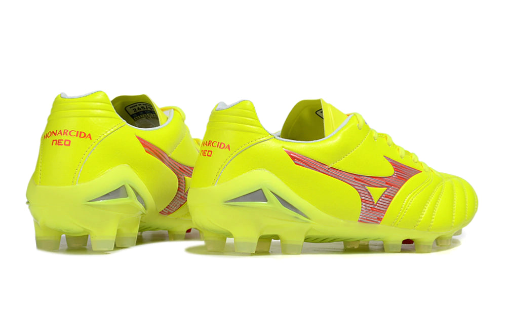 Chuteira Mizuno Morelia Neo 4 Campo - Amarelo