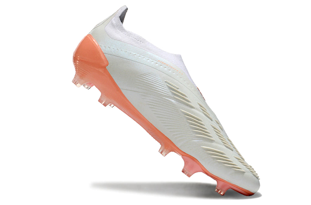Chuteira Adidas Predstrike Elite Laceless Campo - Branco/Rose