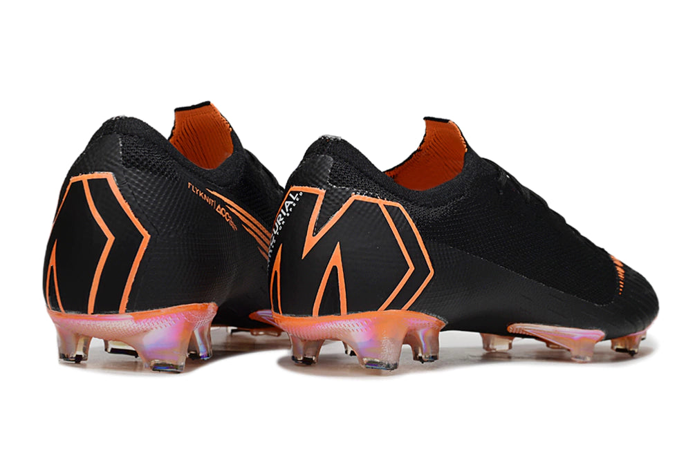 Chuteira Nike Air Zoom Mercurial Vapor 16 Elite FG - Preto/Laranja