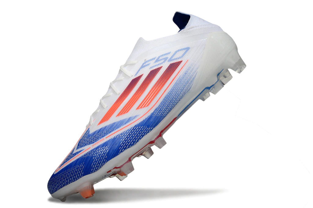 Chuteira Adidas F50+.1 Elite FG - Branco/Azul