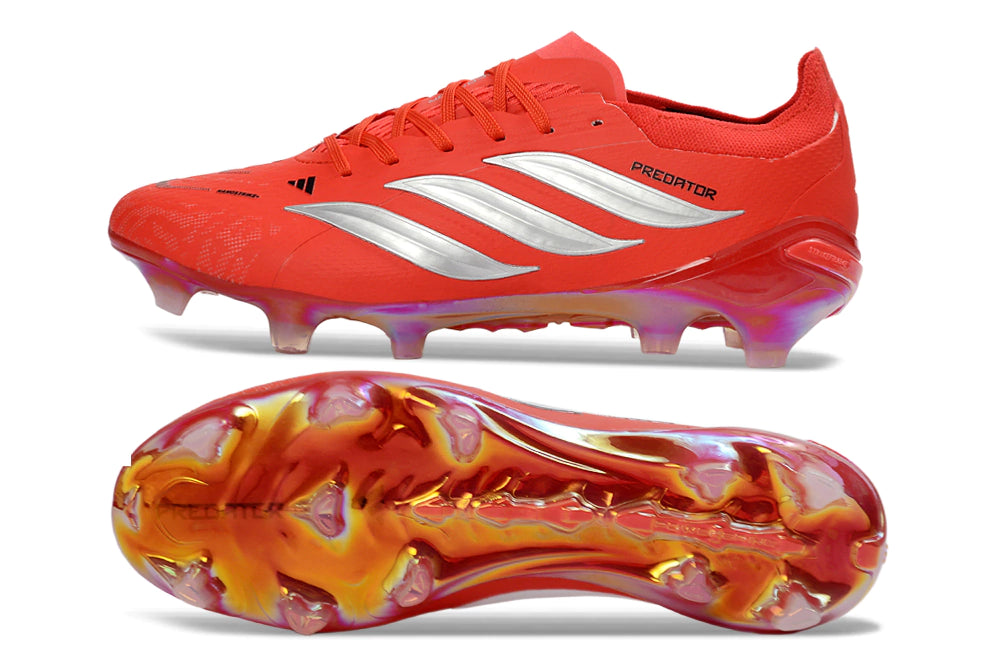 Chuteira Adidas Predator Elite 26 Campo FG - Vermelho