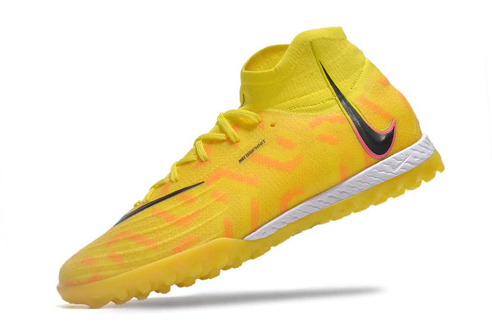 Chuteira Nike React Phantom Luna Elite Society - Amarelo/Preto