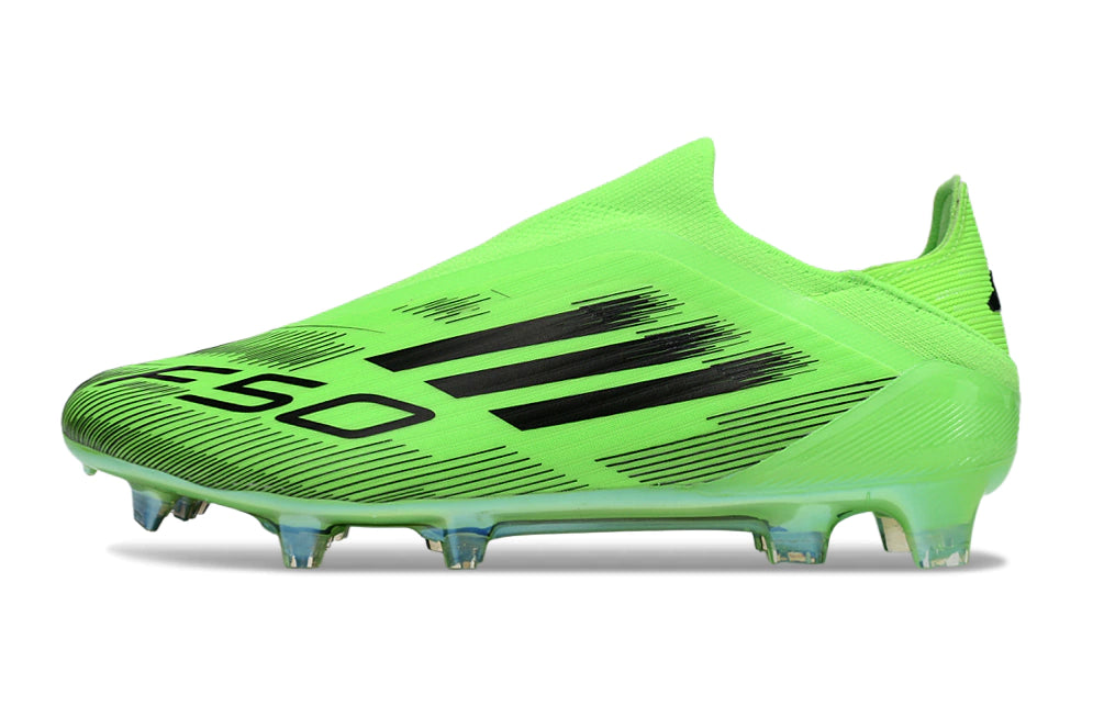Chuteira Adidas F50 X Laceless Campo -Verde
