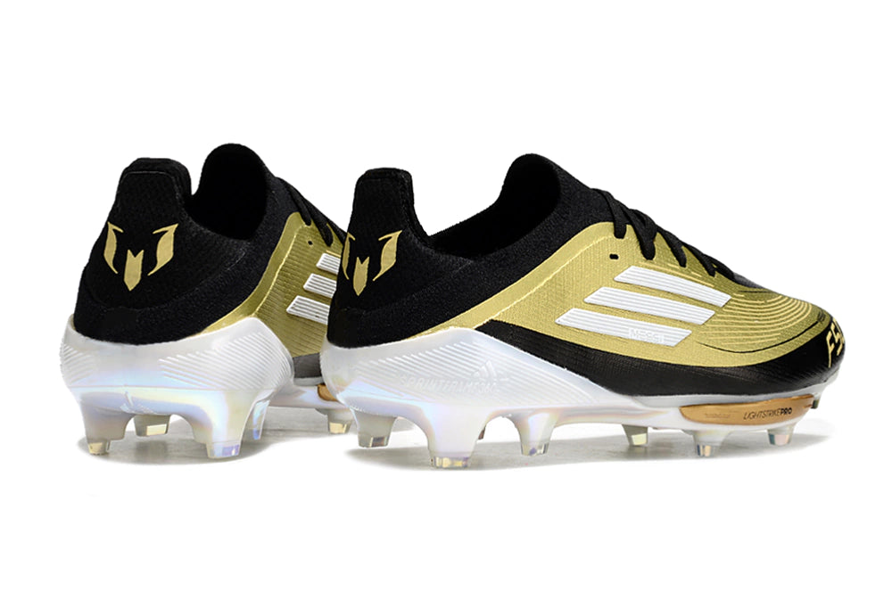 Chuteira Adidas F50.1 Elite Campo - Preto/Dourado